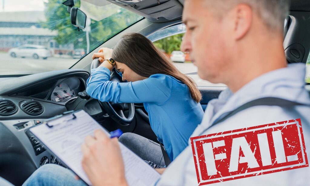 fail your driving test more than once
