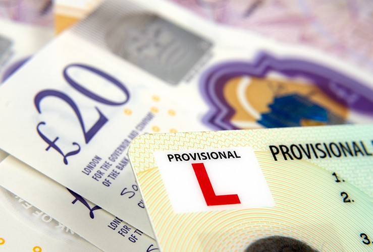 cost of learning to drive