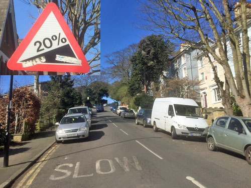 driving on hills and uneven roads